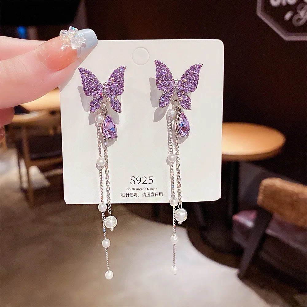 Lavender Luxe Drop Earrings