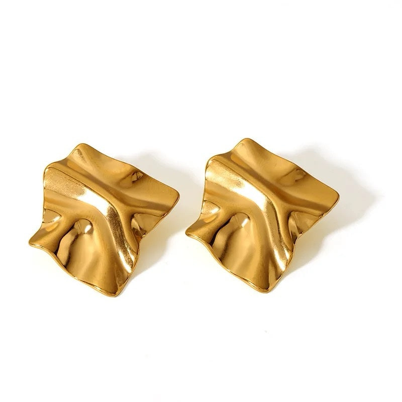 Silver Chimes Stud Earrings
