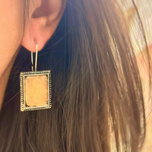 Serenity Sands Square Earring