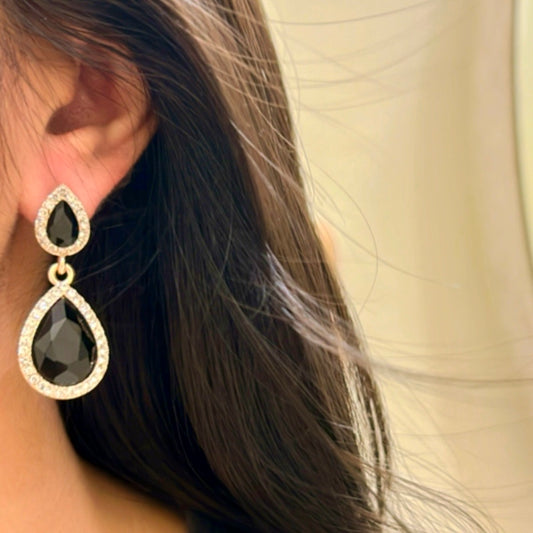 Nocturnal Radiance Drop Earrings