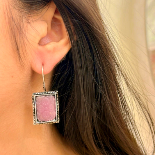 Blush Bloom Square Elegance