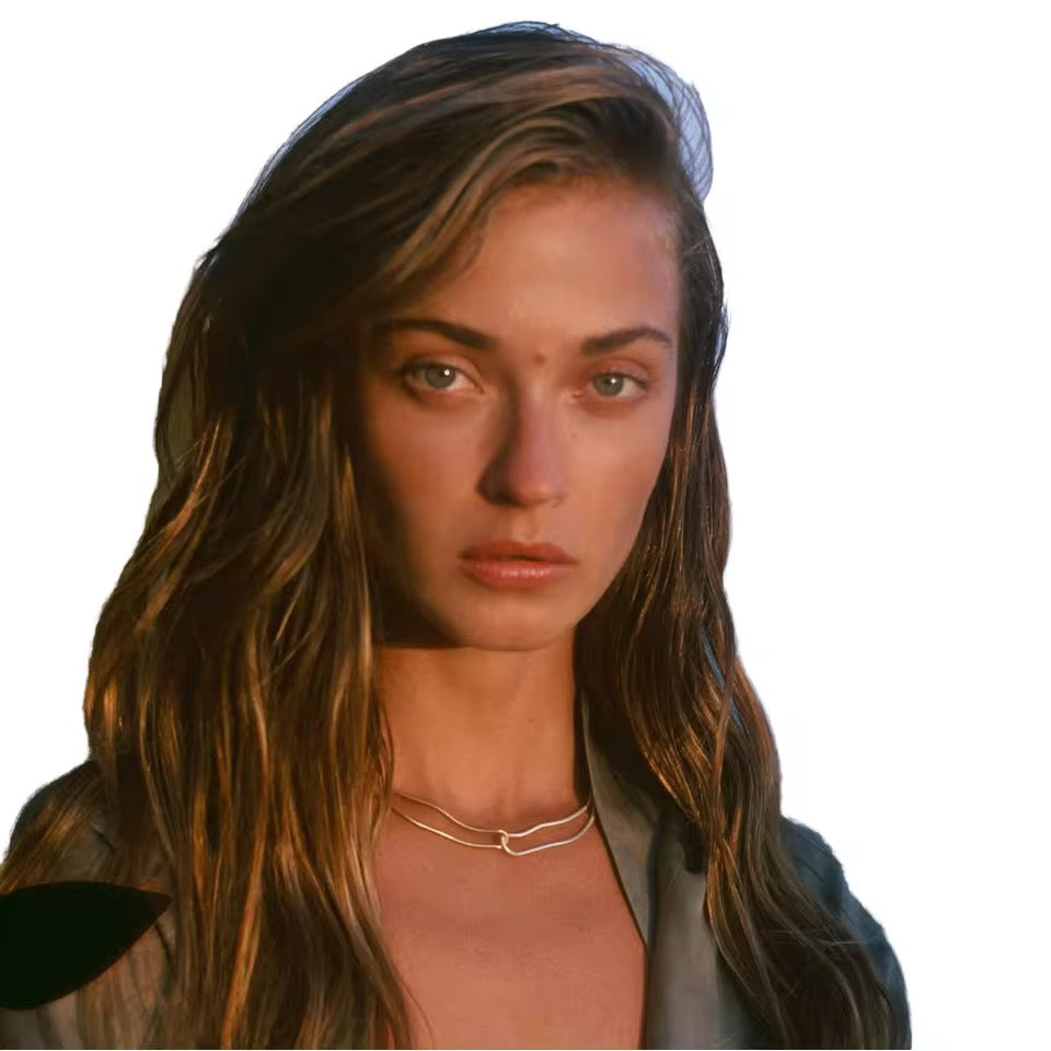 Dual Tone Knot Necklace | 18K Gold Plated Elegant Design