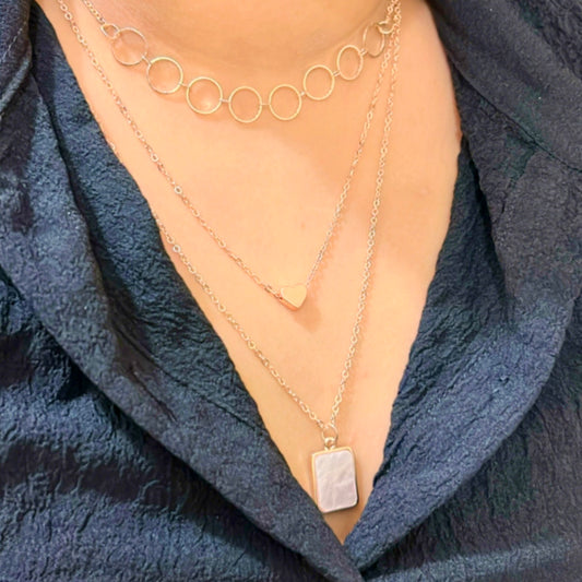 Triplet Strand Necklace