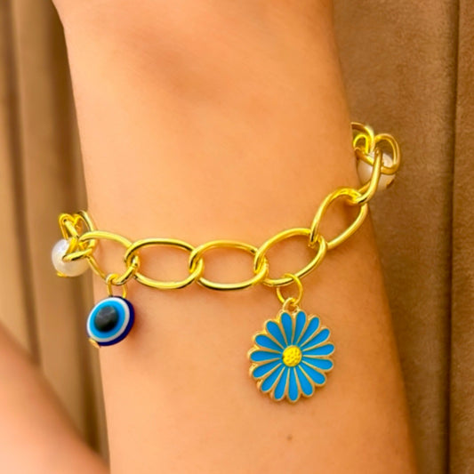 Azure Petal Bracelet