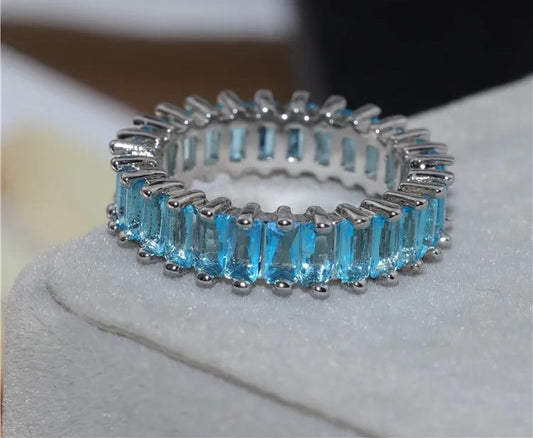 Azure Dream Crystal Ring