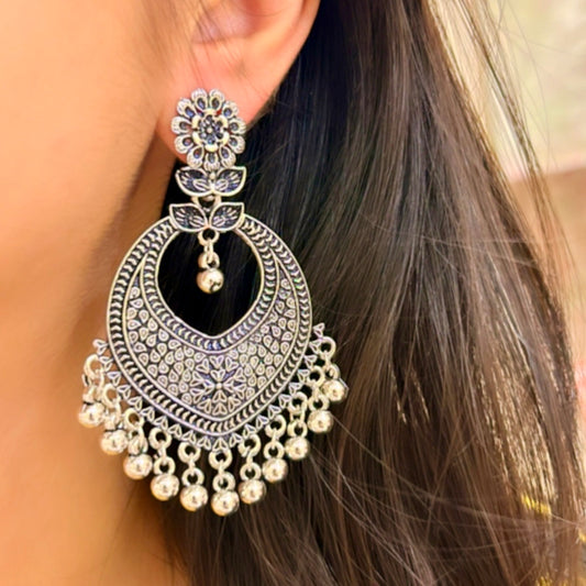 RusticElegance Oxidized Earrings