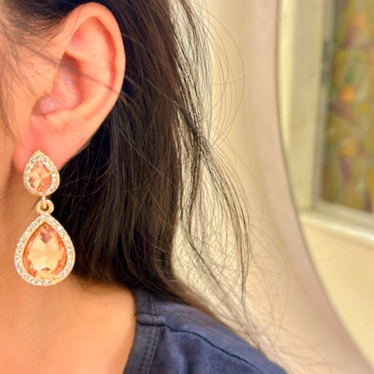Tangerine Dream Drop Earrings