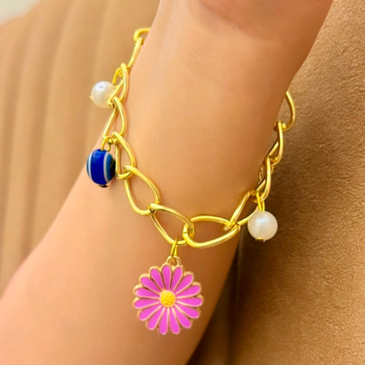 Amethyst Bloom Bracelet