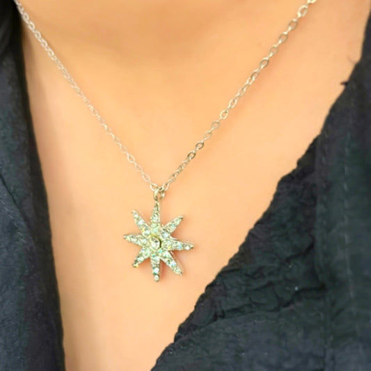 Solar Silver Necklace