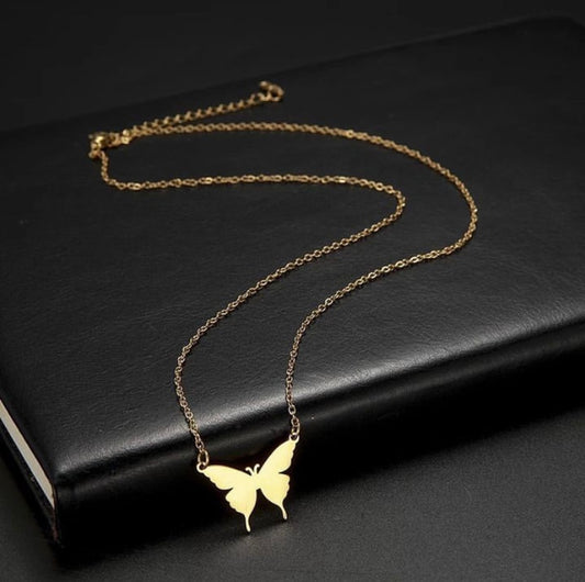 Fluttering Butterfly Necklace