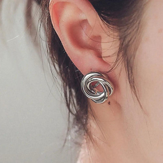 Twisted Flower Earrings
