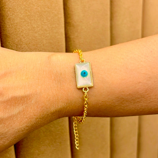Alabaster Guardian Bracelet