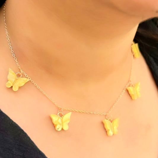 Sunshine Butterfly Choker