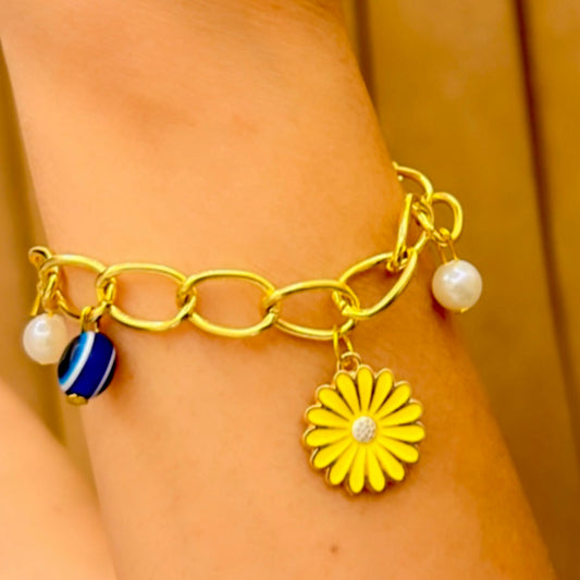 Golden Daisy Bracelet