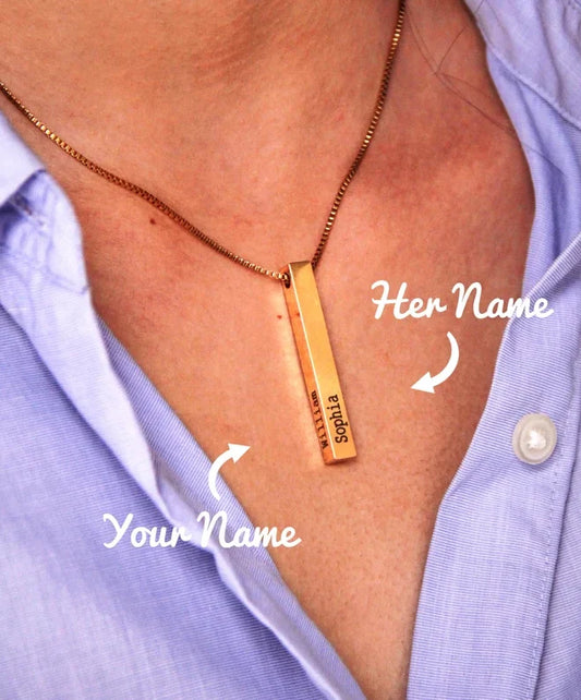 Personalised Bar Necklace