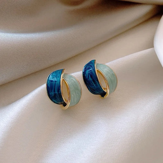 Enamel Earrings
