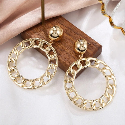 Serene Circles Danglers