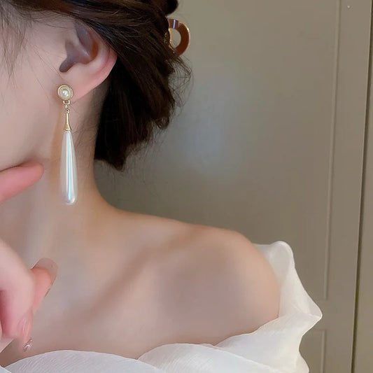 Parisian Pearl Cascade Earrings