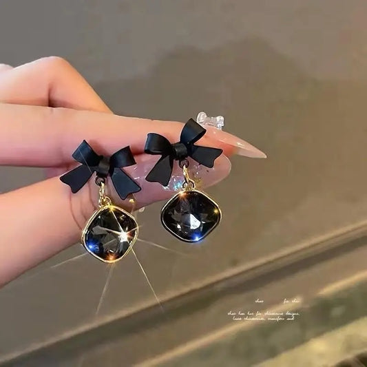 Bow Bliss Rhinestone Drops