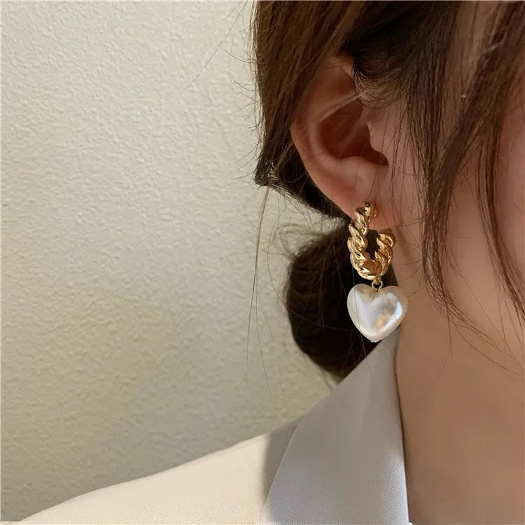 L'amour Pearl Drop Earrings