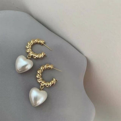L'amour Pearl Drop Earrings