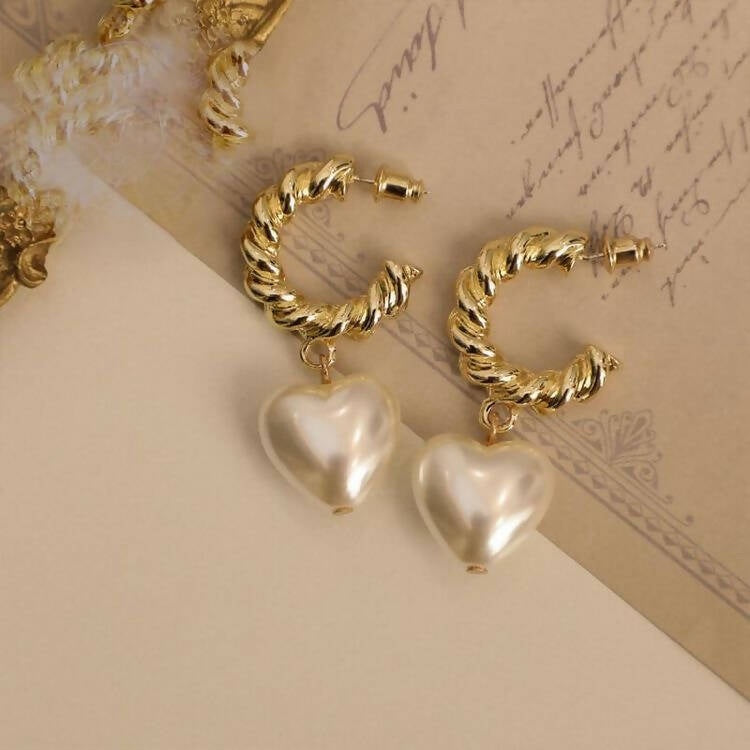 L'amour Pearl Drop Earrings