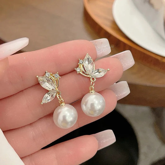 Ethereal Butterfly Pearl Elegance