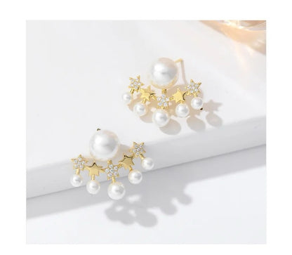 Pearl Radiance Stone Earrings