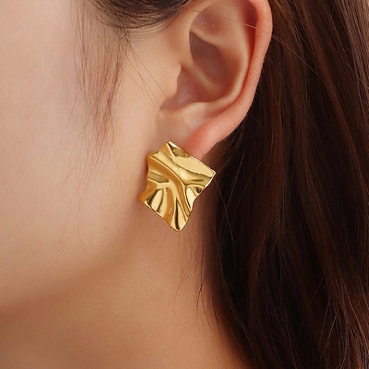 Chimes Stud Earrings - ROSE GOLD