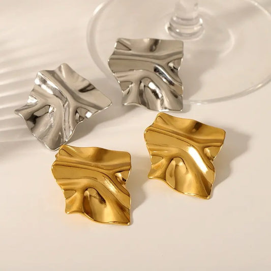 Silver Chimes Stud Earrings