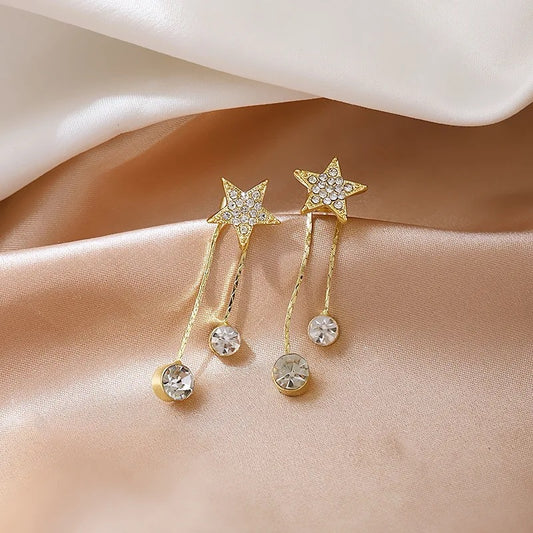 Starlight Diamond Stud Earrings