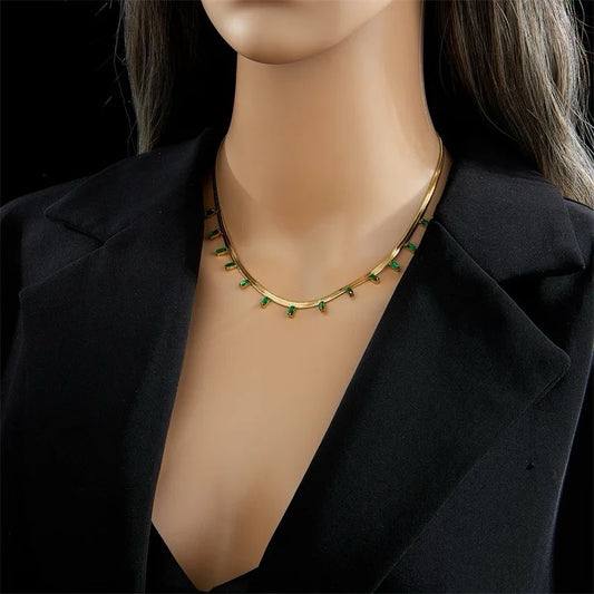 Snake Chain Choker Necklace